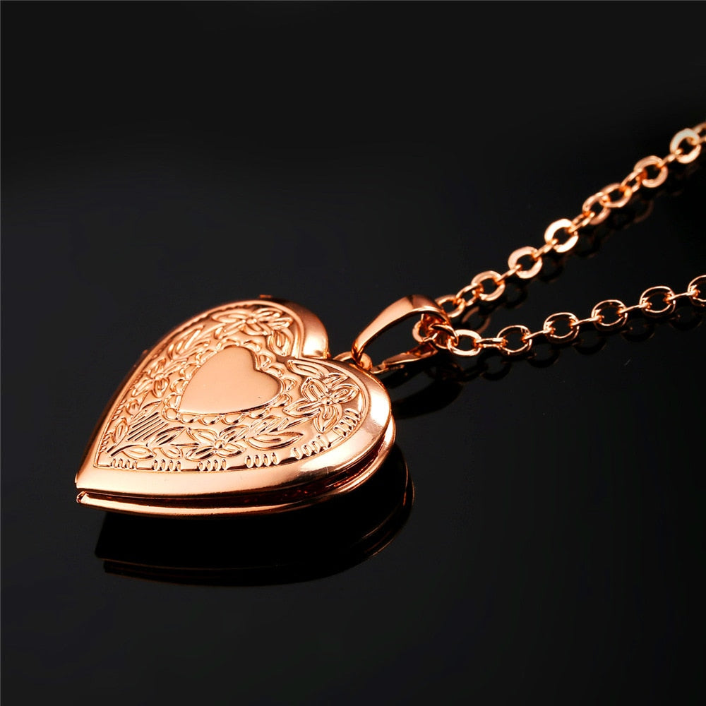 Peris Gems Personalized Heart Photo Necklaces | Gold Heart Necklace SHEIN Amazon Temu