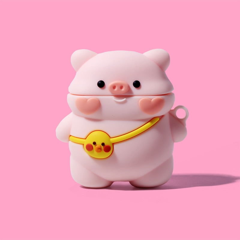 Peris Gems Pig 1 / for AirPods 1 Japanese Style Lucky Cat Silicone AirPod Pro Protective Case SHEIN Amazon Temu