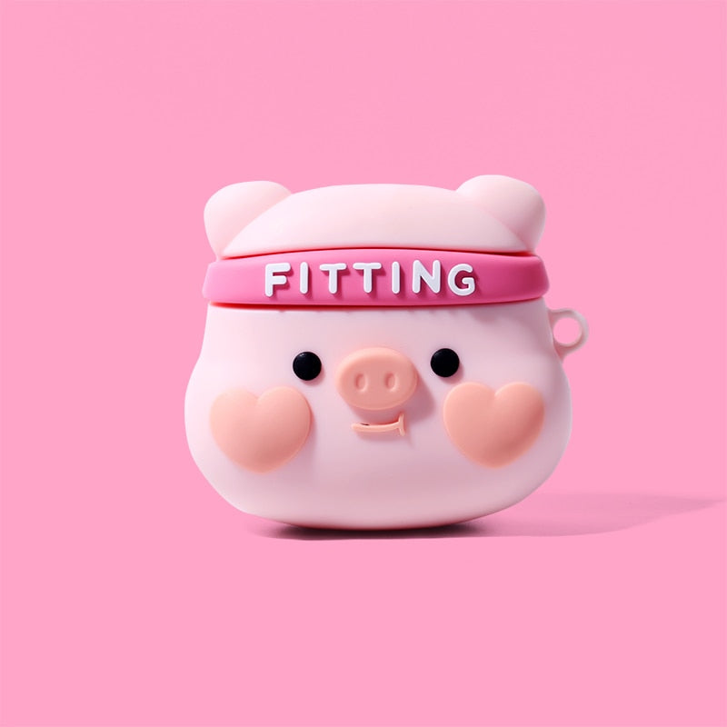 Peris Gems Pig 2 / for AirPods 1 Japanese Style Lucky Cat Silicone AirPod Pro Protective Case SHEIN Amazon Temu