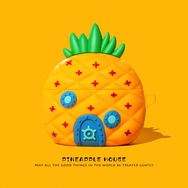 Peris Gems Pineapple / for AirPods 2 Japanese Style Lucky Cat Silicone AirPod Pro Protective Case SHEIN Amazon Temu