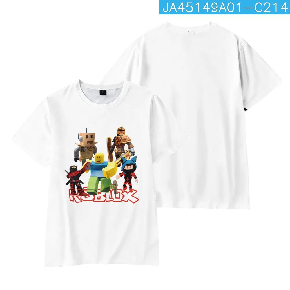 Peris Gems Pink / 140 2023 Roblox kid T-shirt Boys Game Sports T-shirt Child Cartoon Short sleeve top 3D Printing Casual Street Harajuku Clothes 2023 Roblox kid T-shirt Boys Game Sports T-shirt Child Cartoon Short sleeve top 3D Printing Casual Street Harajuku Clothes SHEIN Amazon Temu