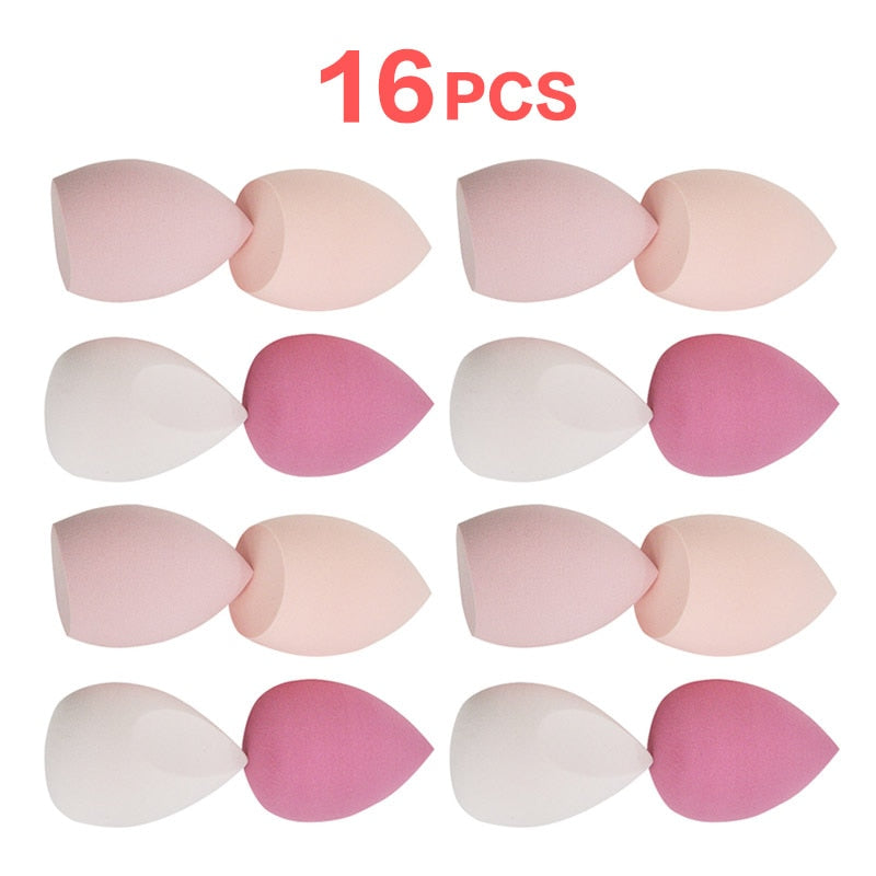 Peris Gems pink 16pcs Bevel Makeup Sponges | Beauty Cosmetic Makeup Ball SHEIN Amazon Temu