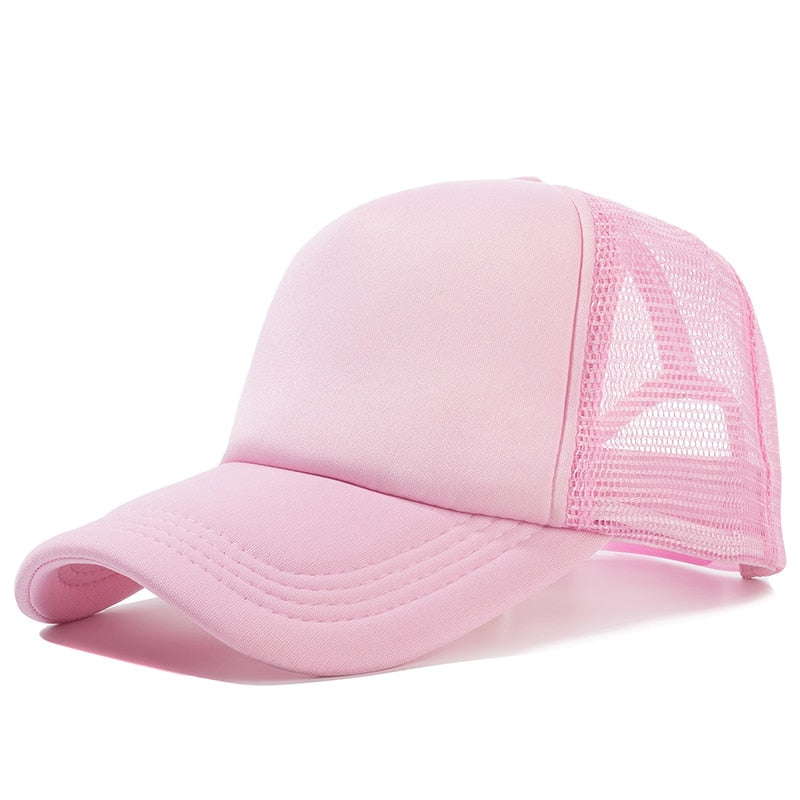 Peris Gems Pink / 54cm-60cm Casual Plain Mesh Baseball Cap Unisex | Adjustable Snapback Hats Casual Plain Mesh Baseball Cap Unisex | Adjustable Hats SHEIN Amazon Temu