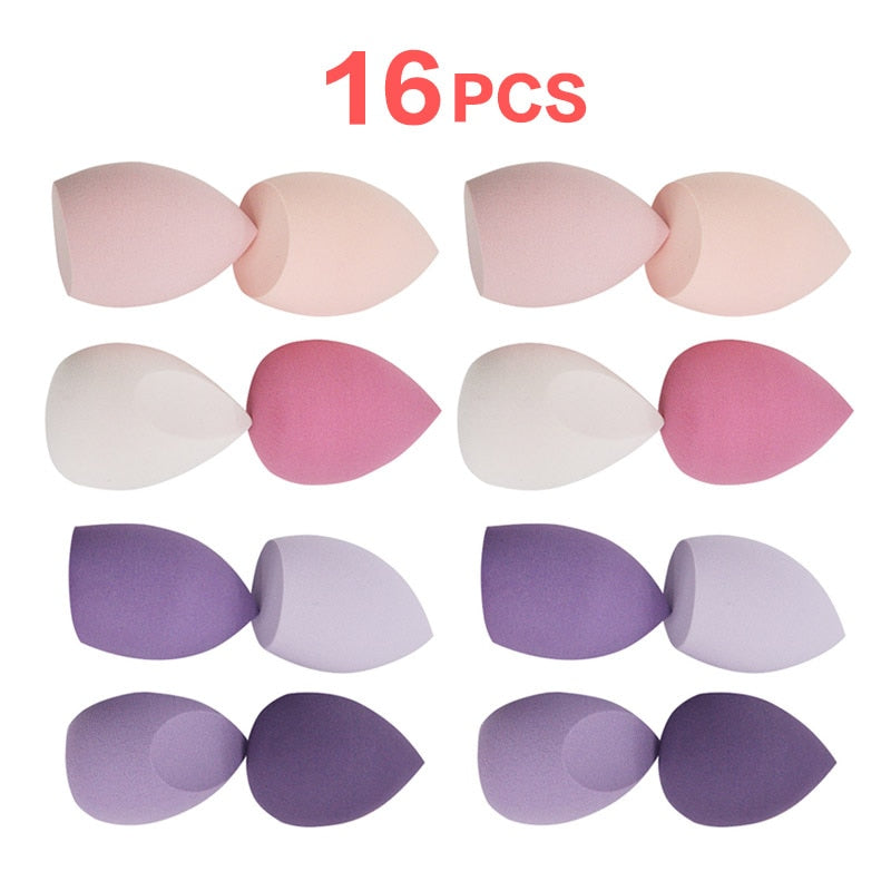Peris Gems pink 8p-purple 8p Bevel Makeup Sponges | Beauty Cosmetic Makeup Ball SHEIN Amazon Temu