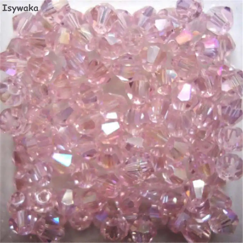 Peris Gems Pink Glass Bead 100pc Loose Spacer Stones for DIY Jewelry SHEIN Amazon Temu