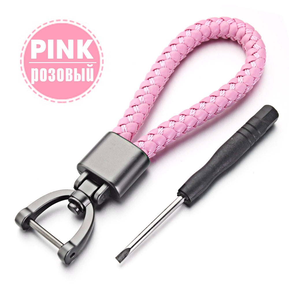 Peris Gems Pink Leather Horseshoe Buckle Keychain | 360 Degree Detachable Keychain Leather Horseshoe Buckle Keychain | 360 Degree Keychain SHEIN Amazon Temu