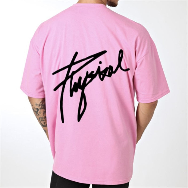Peris Gems pink / M Casual Loose T-Shirt for Men | Short Sleeve Graphic Shirt SHEIN Amazon Temu