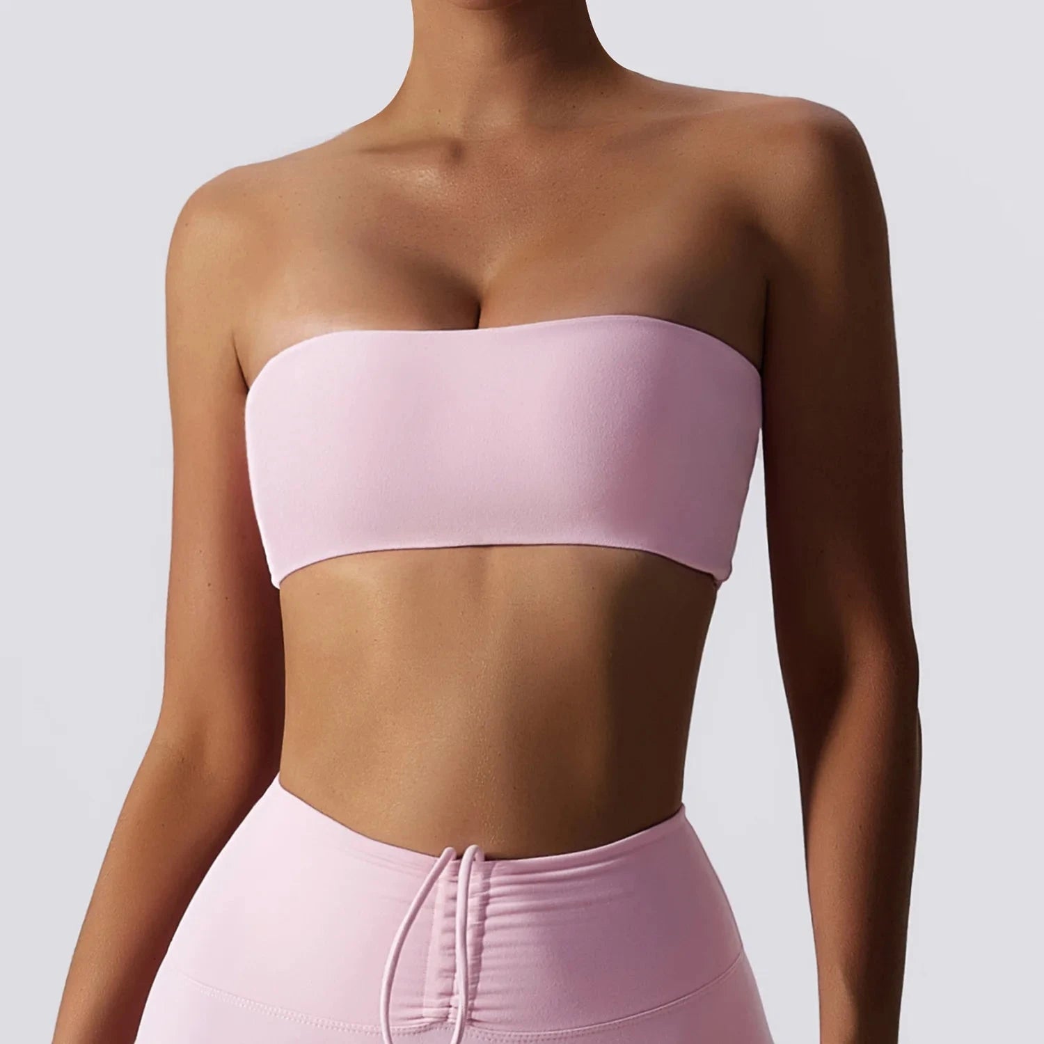 Peris Gems Pink / M Strapless Sports Bra Gym Top Women Quick-Drying Yoga Clothes Women Tube Top Fitness Chest Wrap Underwear Workout Bra Female Strapless Sports Bra Gym Top Women Quick-Drying Yoga Clothes Women Tube Top Fitness Chest Wrap Underwear Workout Bra Female SHEIN Amazon Temu