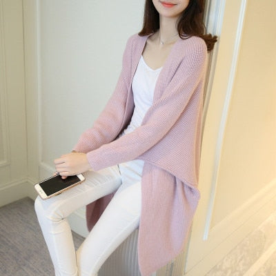 Peris Gems Pink / S Long Knitted Cardigan for Women | Loose Bat Sleeve Cardigan Sweater Long Knitted Cardigan for Women | Loose Bat Sleeve Cardigan SHEIN Amazon Temu