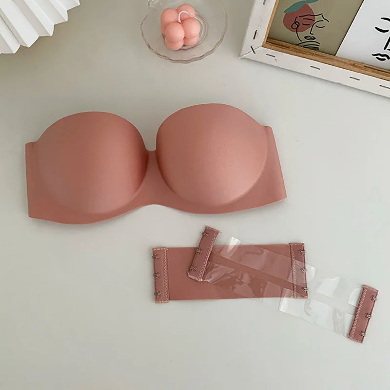 Peris Gems Pink with 2 straps / One Size / 36 80 FINETOO Sexy Strapless Bras Women Wireless Bralette Soft Female Underwear Ladies Seamless Bras Invisible Bra With 2pcs Straps FINETOO Sexy Strapless Bras Women Wireless Bralette Soft Female Underwear Ladies Seamless Bras Invisible Bra With 2pcs Straps SHEIN Amazon Temu