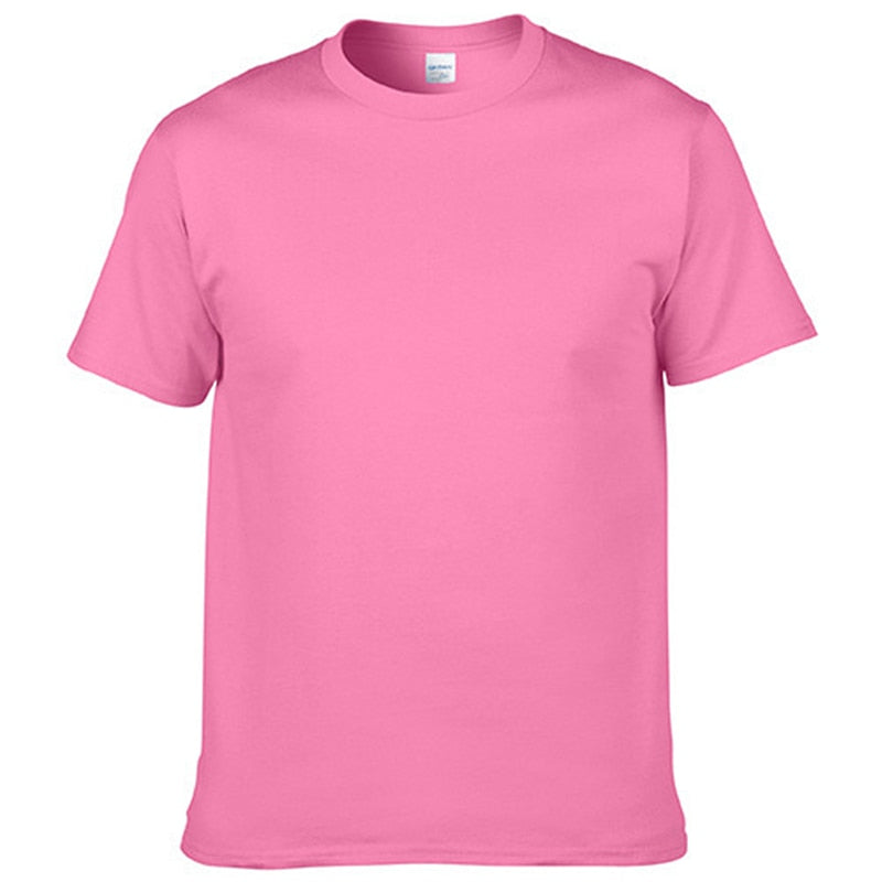 Peris Gems Pink / XS Casual Cotton O-Neck T-Shirts for Men SHEIN Amazon Temu
