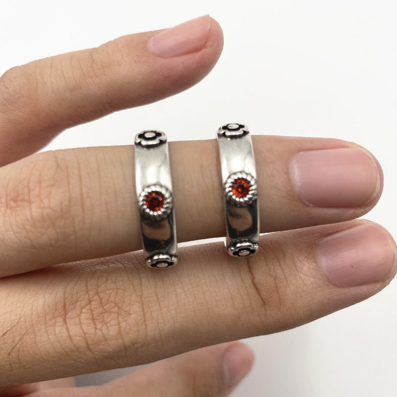 Peris Gems Polished Silver Round Diamond Rings Unisex | Moving Castle Anime Rings | Anime Cosplay Jewelry SHEIN Amazon Temu