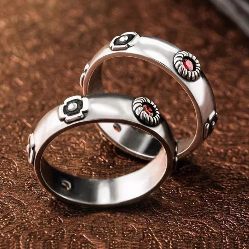Peris Gems Polished Silver Round Diamond Rings Unisex | Moving Castle Anime Rings | Anime Cosplay Jewelry SHEIN Amazon Temu