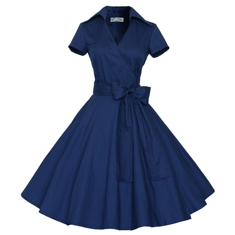 Peris Gems Polka Dot Swing Robe Dresses for Women | Retro Style Dress SHEIN Amazon Temu