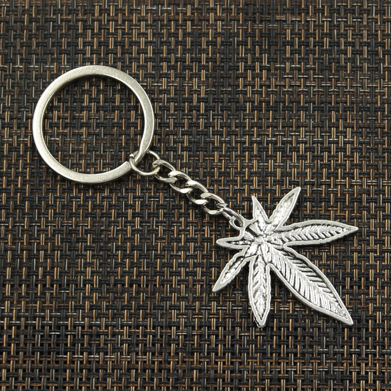 Peris Gems Pot Plant Marijuana Leaf Silver Keychains Unisex | Weed Keychain Pot Plant Marijuana Leaf Silver Keychains Unisex SHEIN Amazon Temu