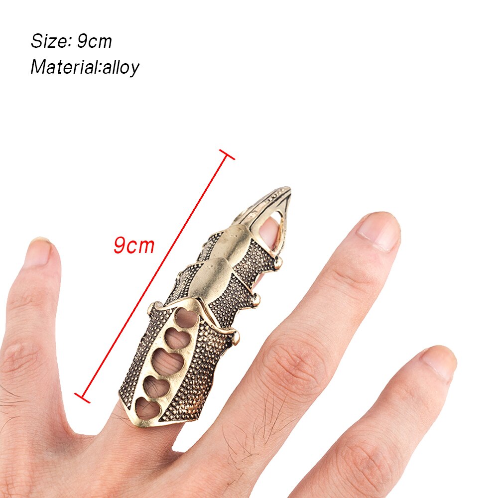 Peris Gems Punk Knuckle Rings Unisex | Gold Silver Claw Rings SHEIN Amazon Temu
