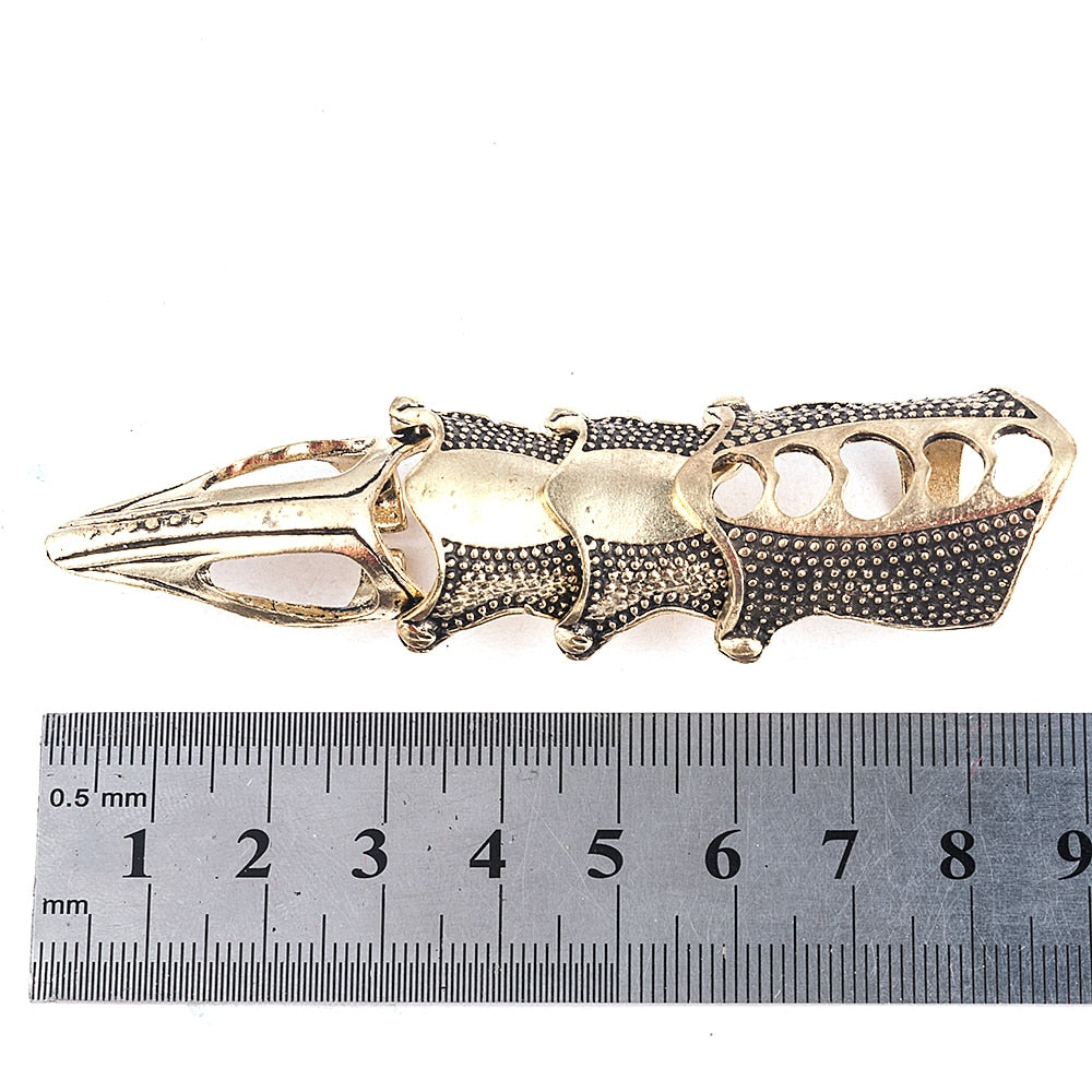 Peris Gems Punk Knuckle Rings Unisex | Gold Silver Claw Rings SHEIN Amazon Temu