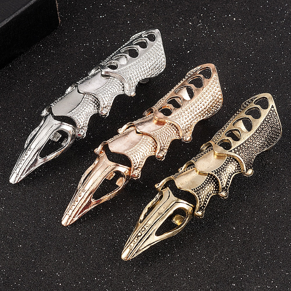 Peris Gems Punk Knuckle Rings Unisex | Gold Silver Claw Rings SHEIN Amazon Temu