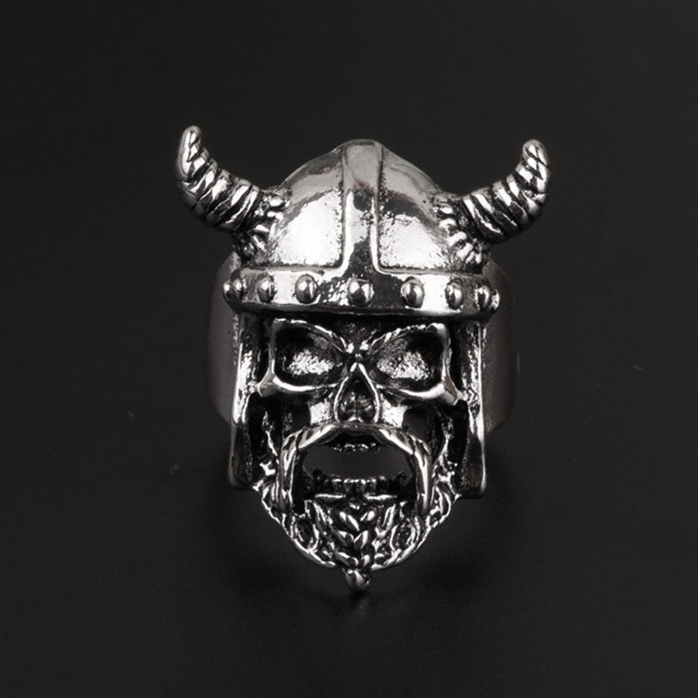 Peris Gems Punk Skull Hannya Mask Rings | Open Rings SHEIN Amazon Temu