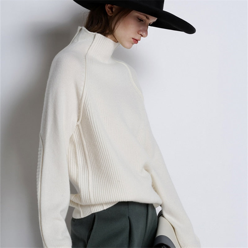 Peris Gems Pure Wool Thickened Sweater for Women | Long Sleeve Pullover SHEIN Amazon Temu