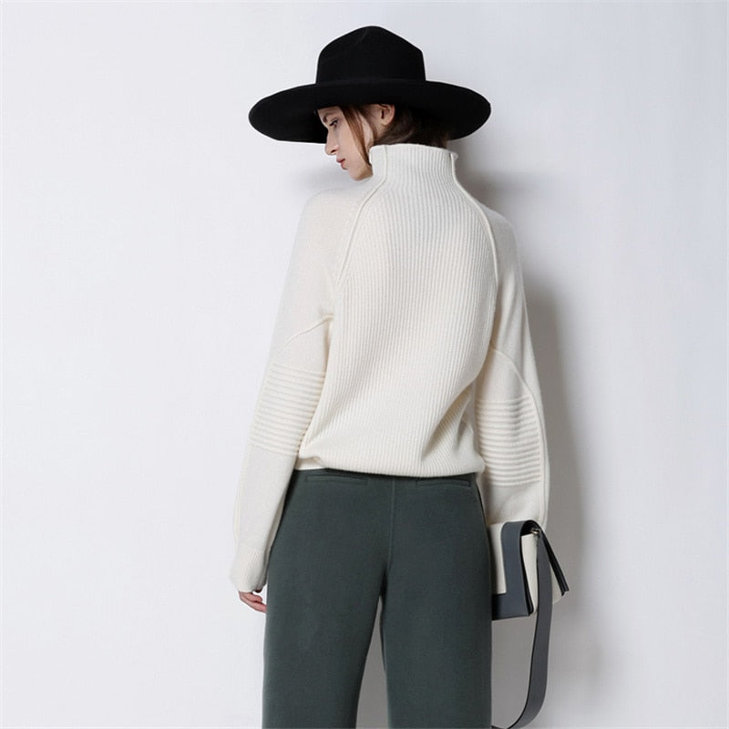 Peris Gems Pure Wool Thickened Sweater for Women | Long Sleeve Pullover SHEIN Amazon Temu