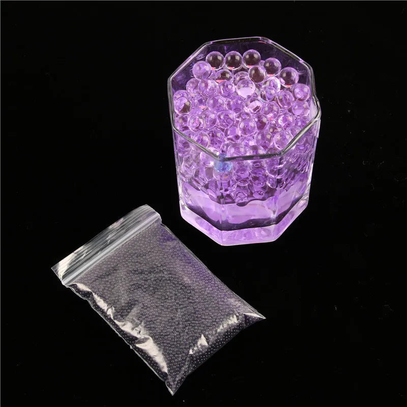 Peris Gems Purple 10000 Pcs/Bag Home Decor Pearl Shaped Crystal Soil Water Beads Bio Gel Ball For Flower/Weeding Mud Grow Magic Jelly Balls SHEIN Amazon Temu