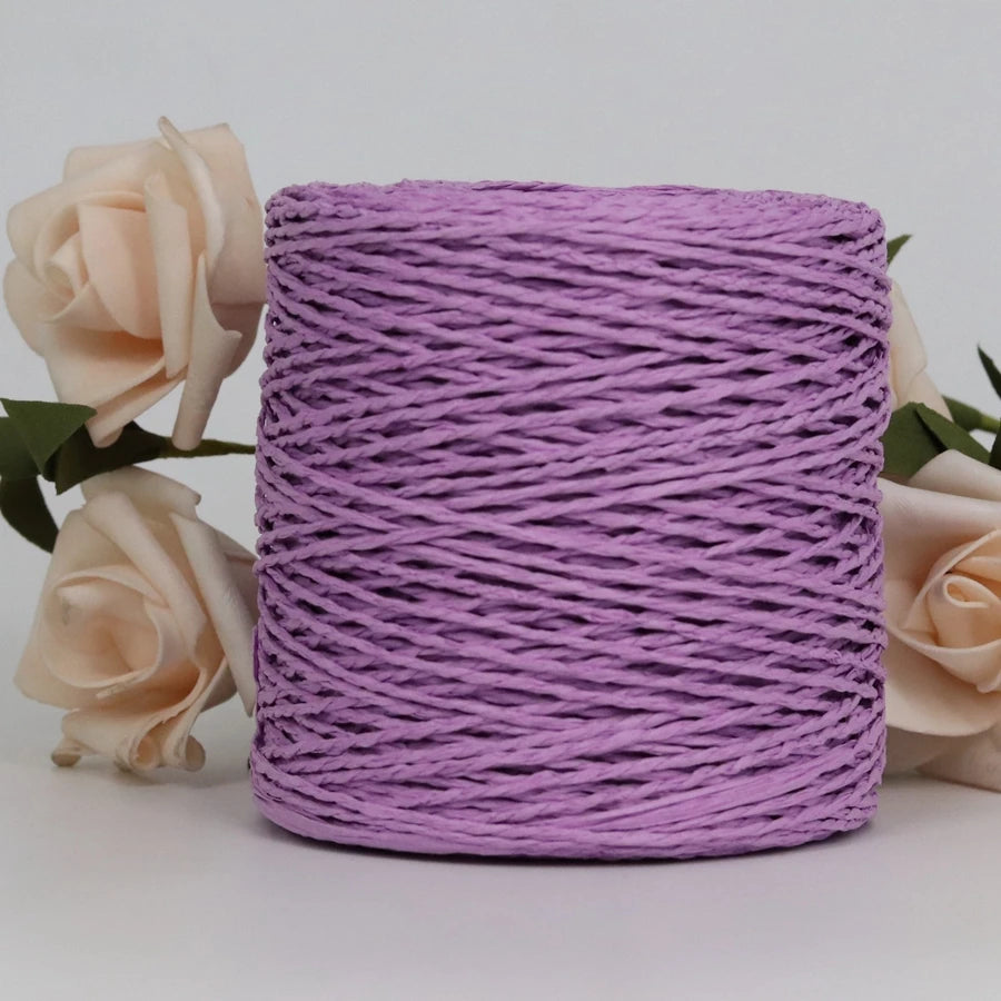 Peris Gems purple 100g/ball Raffia Yarn Kintting Paper Straw Yarn for Crocheting Hat Fancy Yarn Flower Packing Summer Fashion Handmade Material SHEIN Amazon Temu