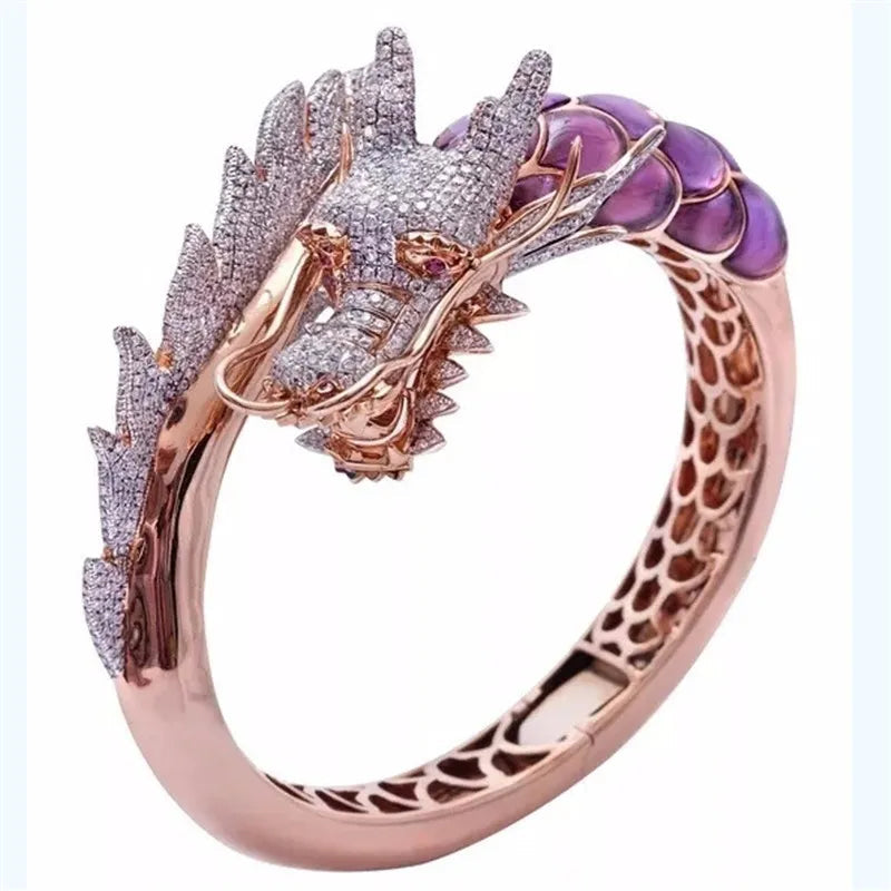 Peris Gems Purple Diamond Dragon Ring Collection for Women SHEIN Amazon Temu