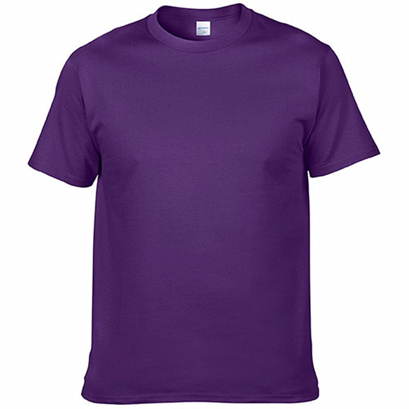 Peris Gems Purple / XS Casual Cotton O-Neck T-Shirts for Men SHEIN Amazon Temu