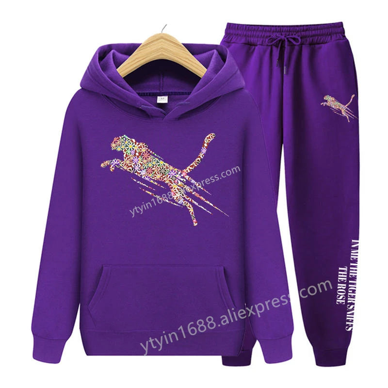 Peris Gems PURPLE / XXL Womens TrackSuit Aesthetic Sweatshirts Sweatpants Two-piece suit 2025 New Fleece Oversize Designer Streetwear Women Hoodie Sets Womens TrackSuit Aesthetic Sweatshirts Sweatpants Two-piece suit 2025 New Fleece Oversize Designer Streetwear Women Hoodie Sets SHEIN Amazon Temu