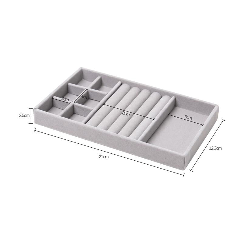 Peris Gems Q Velvet Jewelry Display Stackable Tray Case SHEIN Amazon Temu