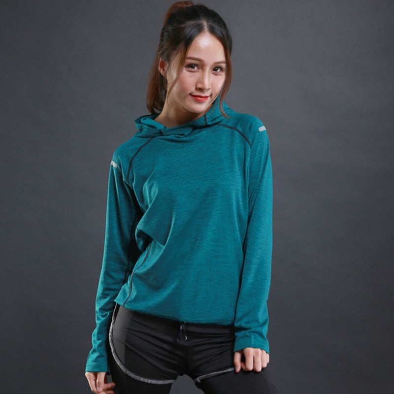 Peris Gems Quick Dry Breathable Fitness Sweatshirt for Women | Hooded Sport Jacket Quick Dry Breathable Fitness Sweatshirt for Women | Sport SHEIN Amazon Temu