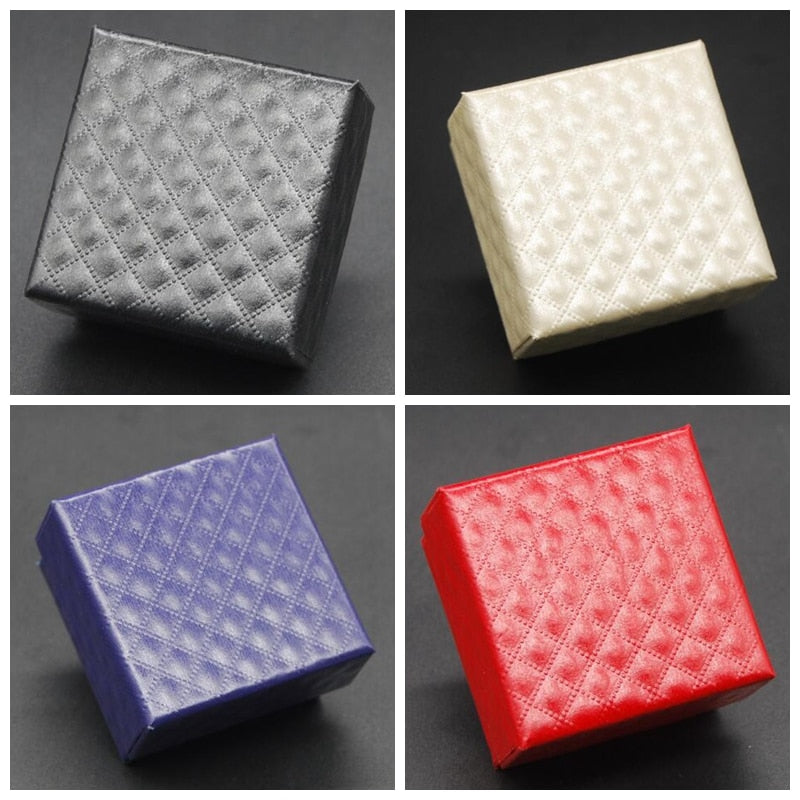 Peris Gems Quilted Faux Leather Square Jewelry Storage Box | 5x5x3cm Storage Box Quilted Faux Leather Square Jewelry Storage Box |5x5x3cm Box SHEIN Amazon Temu