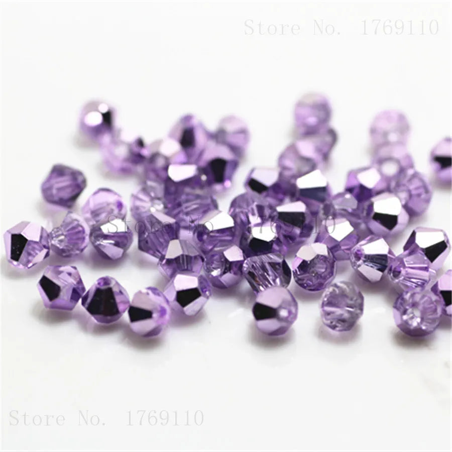 Peris Gems ran light purple Glass Bead 100pc Loose Spacer Stones for DIY Jewelry SHEIN Amazon Temu