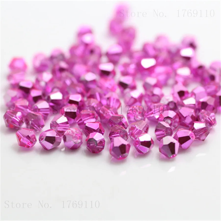 Peris Gems ran pink Glass Bead 100pc Loose Spacer Stones for DIY Jewelry SHEIN Amazon Temu