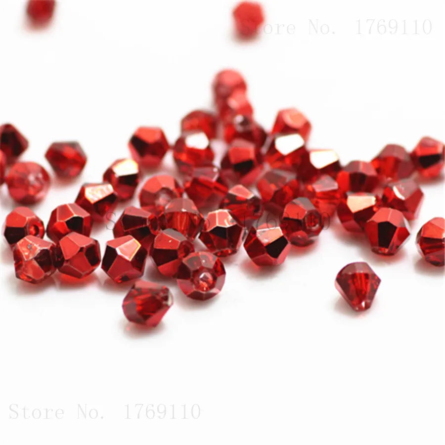 Peris Gems ran red Glass Bead 100pc Loose Spacer Stones for DIY Jewelry SHEIN Amazon Temu