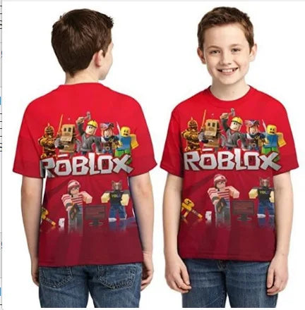 Peris Gems Red / 140 2023 Roblox kid T-shirt Boys Game Sports T-shirt Child Cartoon Short sleeve top 3D Printing Casual Street Harajuku Clothes 2023 Roblox kid T-shirt Boys Game Sports T-shirt Child Cartoon Short sleeve top 3D Printing Casual Street Harajuku Clothes SHEIN Amazon Temu