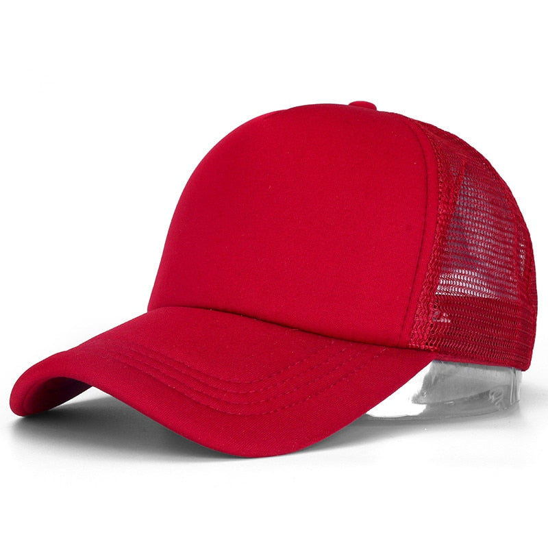 Peris Gems Red / 54cm-60cm Casual Plain Mesh Baseball Cap Unisex | Adjustable Snapback Hats Casual Plain Mesh Baseball Cap Unisex | Adjustable Hats SHEIN Amazon Temu