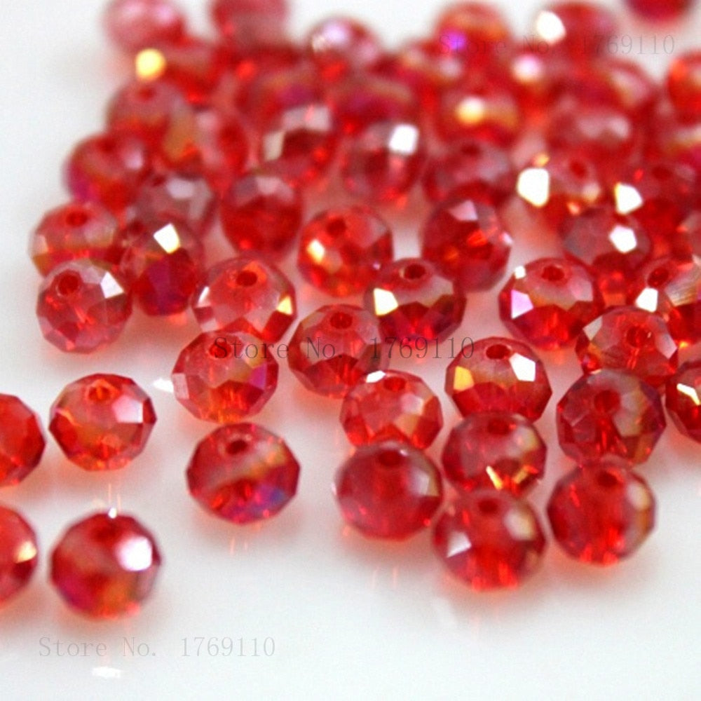 Peris Gems red ab / 2mm 170pcs Per Bag Crystal Beads for Jewelry Making | DIY Round Beads SHEIN Amazon Temu