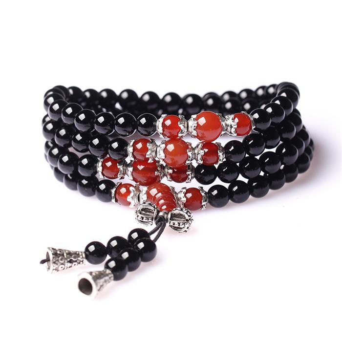 Peris Gems Red Agate Onyx Tiger Black Eye Bracelets Unisex | Tibetan Buddha Stone Bracelets for Men and Women SHEIN Amazon Temu