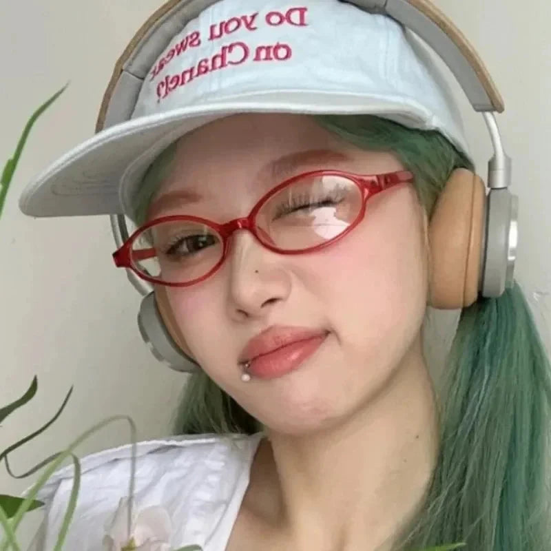 Peris Gems Red Green Square Frame Glasses Women Y2K Retro Anti-blue Light Eyeglasses Harajuku Reading Computer Spectacle Eyewears Goggles Red Green Square Frame Glasses Women Y2K Retro Anti-blue Light Eyeglasses Harajuku Reading Computer Spectacle Eyewears Goggles SHEIN Amazon Temu