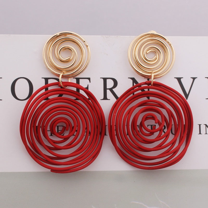 Peris Gems Red Hang Tassel Earrings for Women | Gold Tassel Earrings for Women SHEIN Amazon Temu