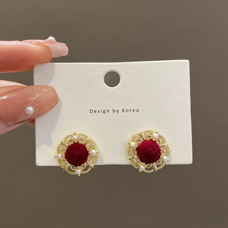Peris Gems Red Hang Tassel Earrings for Women | Gold Tassel Earrings for Women SHEIN Amazon Temu