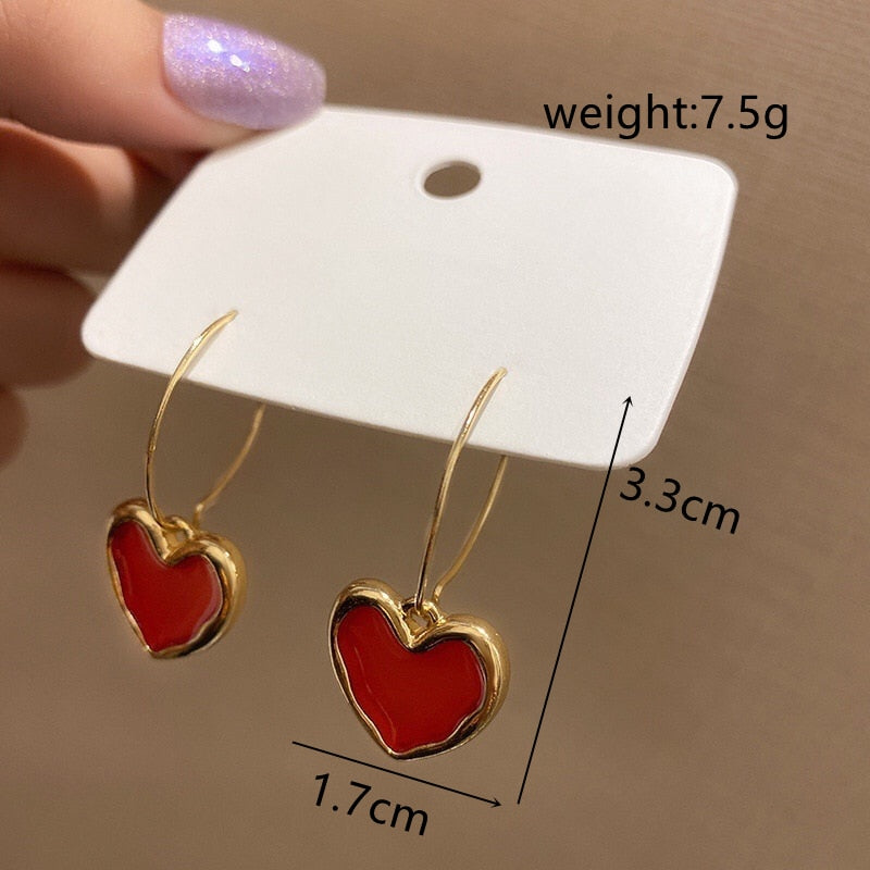 Peris Gems Red Hang Tassel Earrings for Women | Gold Tassel Earrings for Women SHEIN Amazon Temu