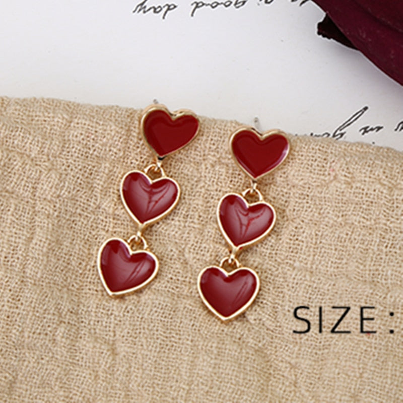 Peris Gems Red Hang Tassel Earrings for Women | Gold Tassel Earrings for Women SHEIN Amazon Temu