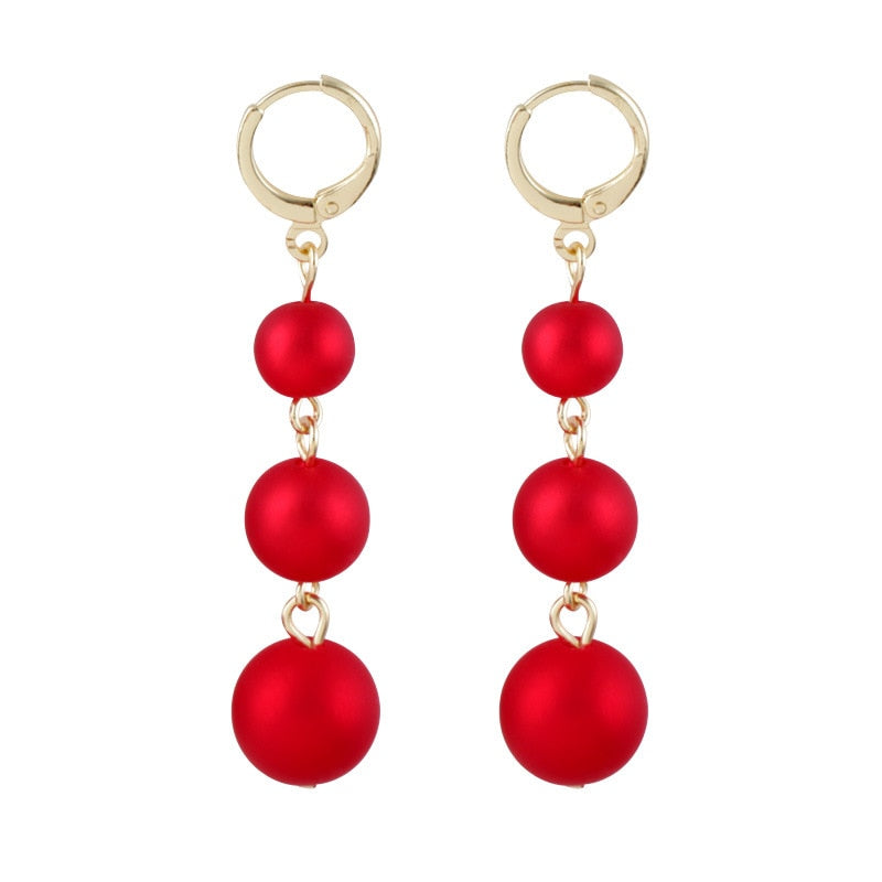 Peris Gems Red Hang Tassel Earrings for Women | Gold Tassel Earrings for Women SHEIN Amazon Temu