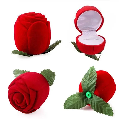 Peris Gems Red Rose Velvet Jewelry Storage Display Box SHEIN Amazon Temu