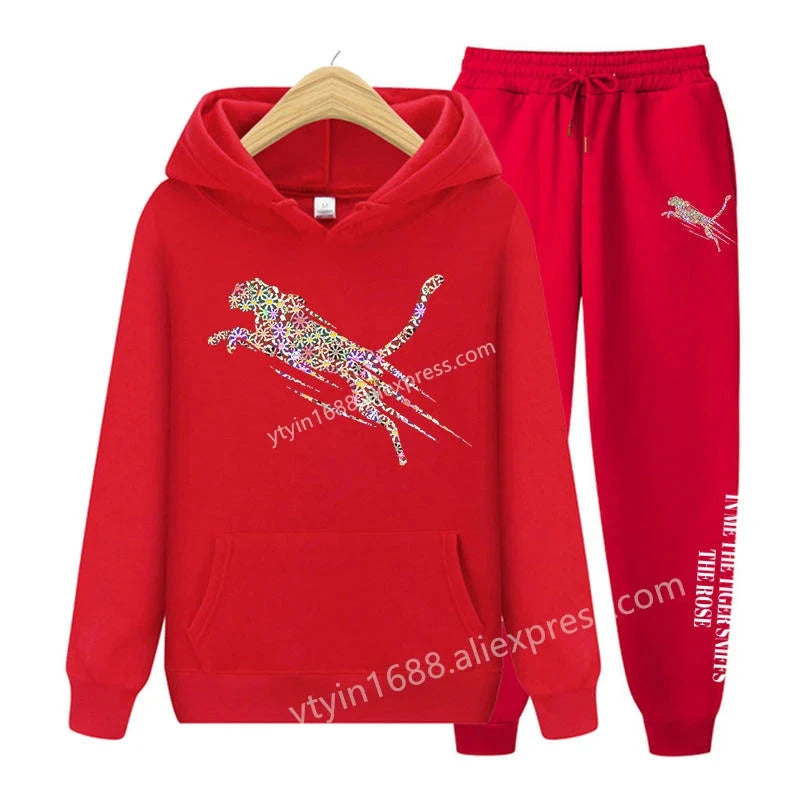 Peris Gems Red / S Womens TrackSuit Aesthetic Sweatshirts Sweatpants Two-piece suit 2025 New Fleece Oversize Designer Streetwear Women Hoodie Sets Womens TrackSuit Aesthetic Sweatshirts Sweatpants Two-piece suit 2025 New Fleece Oversize Designer Streetwear Women Hoodie Sets SHEIN Amazon Temu