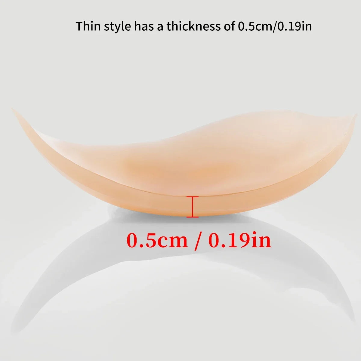 Peris Gems Reusable Front Button Chest Patches Silicone Invisible Strapless Self-adhesive Breast Patches Women&