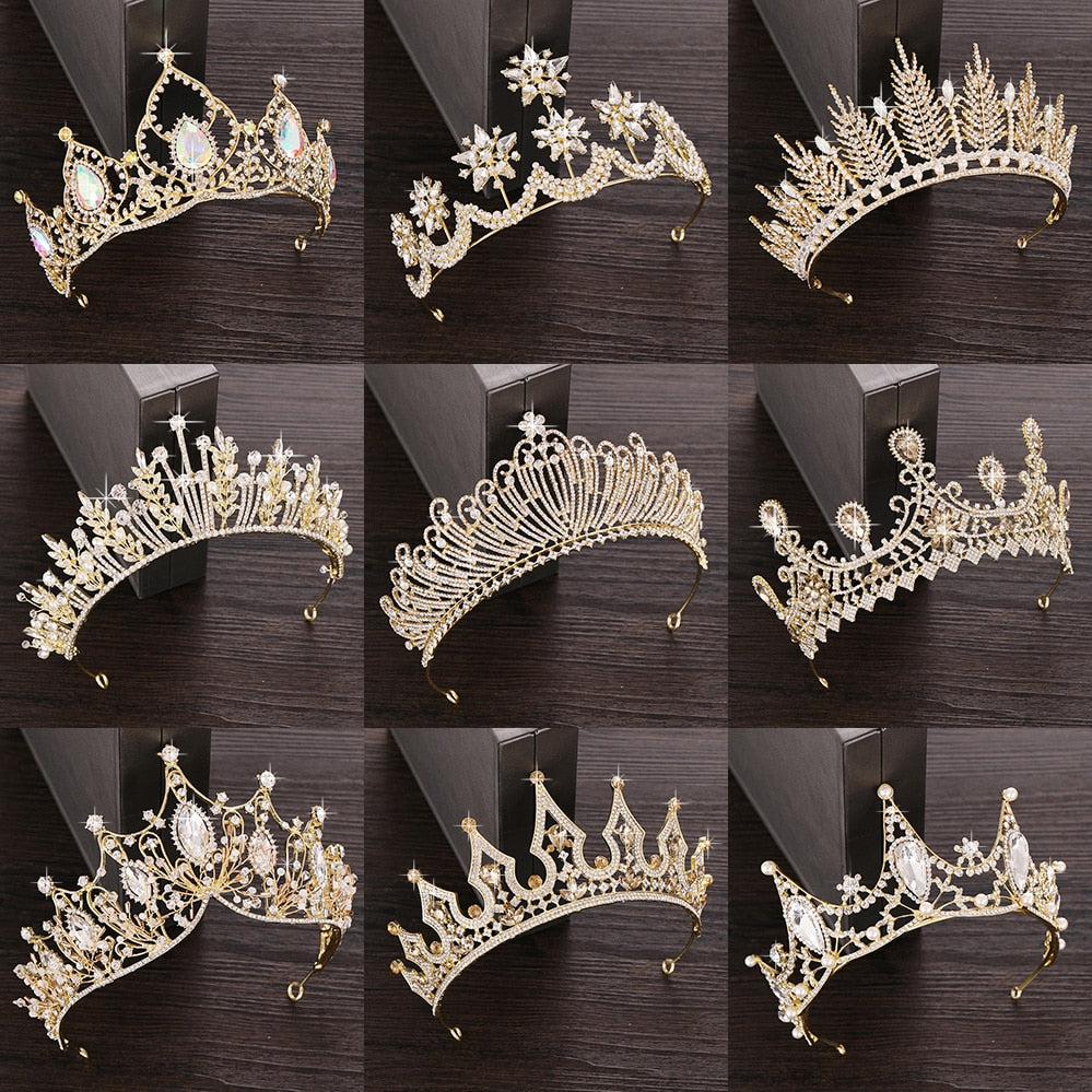 Peris Gems Rhinestone Diamond Tiara Crowns for Women | Wedding Hair Accessories Rhinestone Diamond Tiara Crowns for Women | Hair Accessories SHEIN Amazon Temu